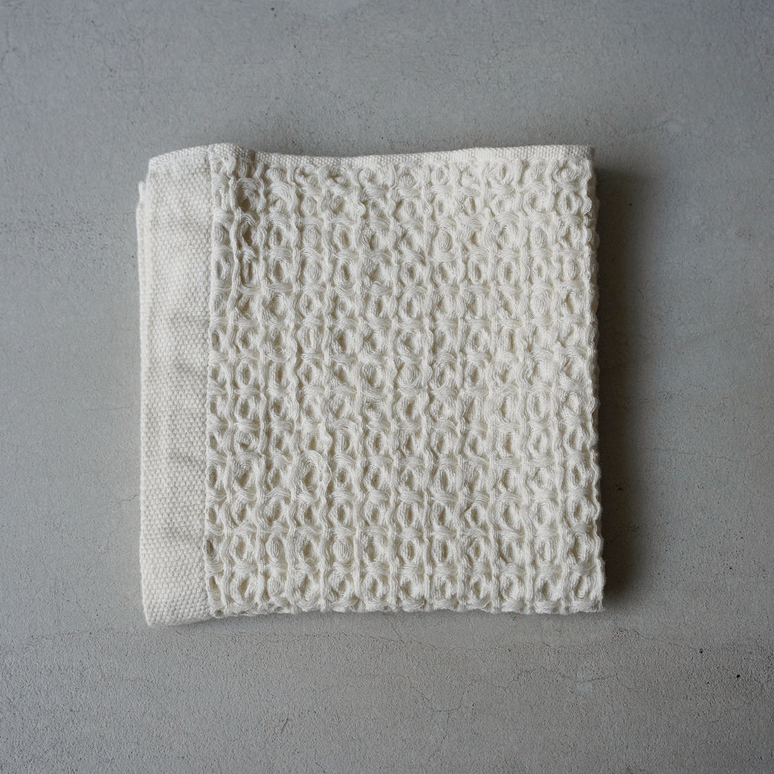 kontex タオル コットンリネンワッフル