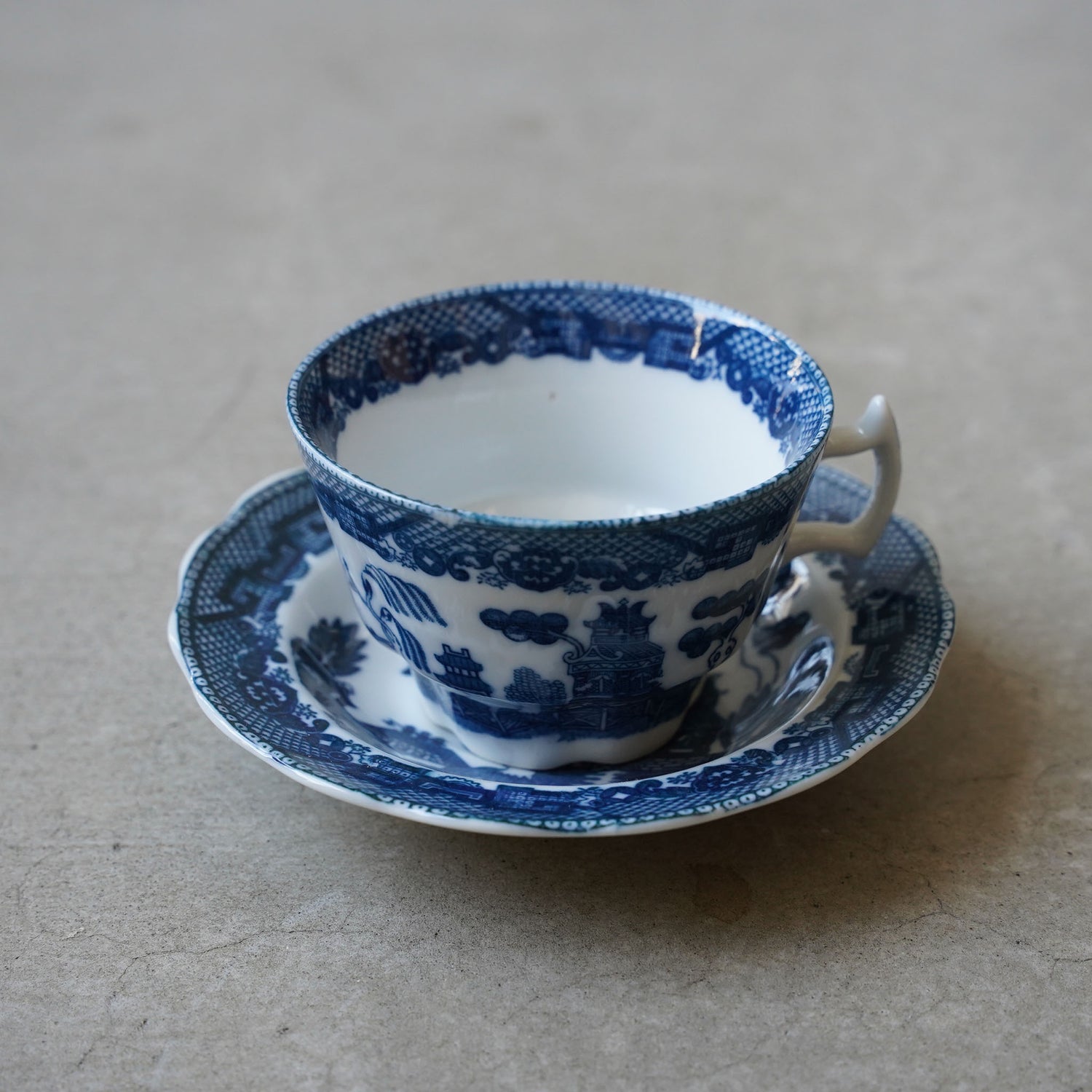 ブルーウィロー  カップ＆ソーサー  2脚セット