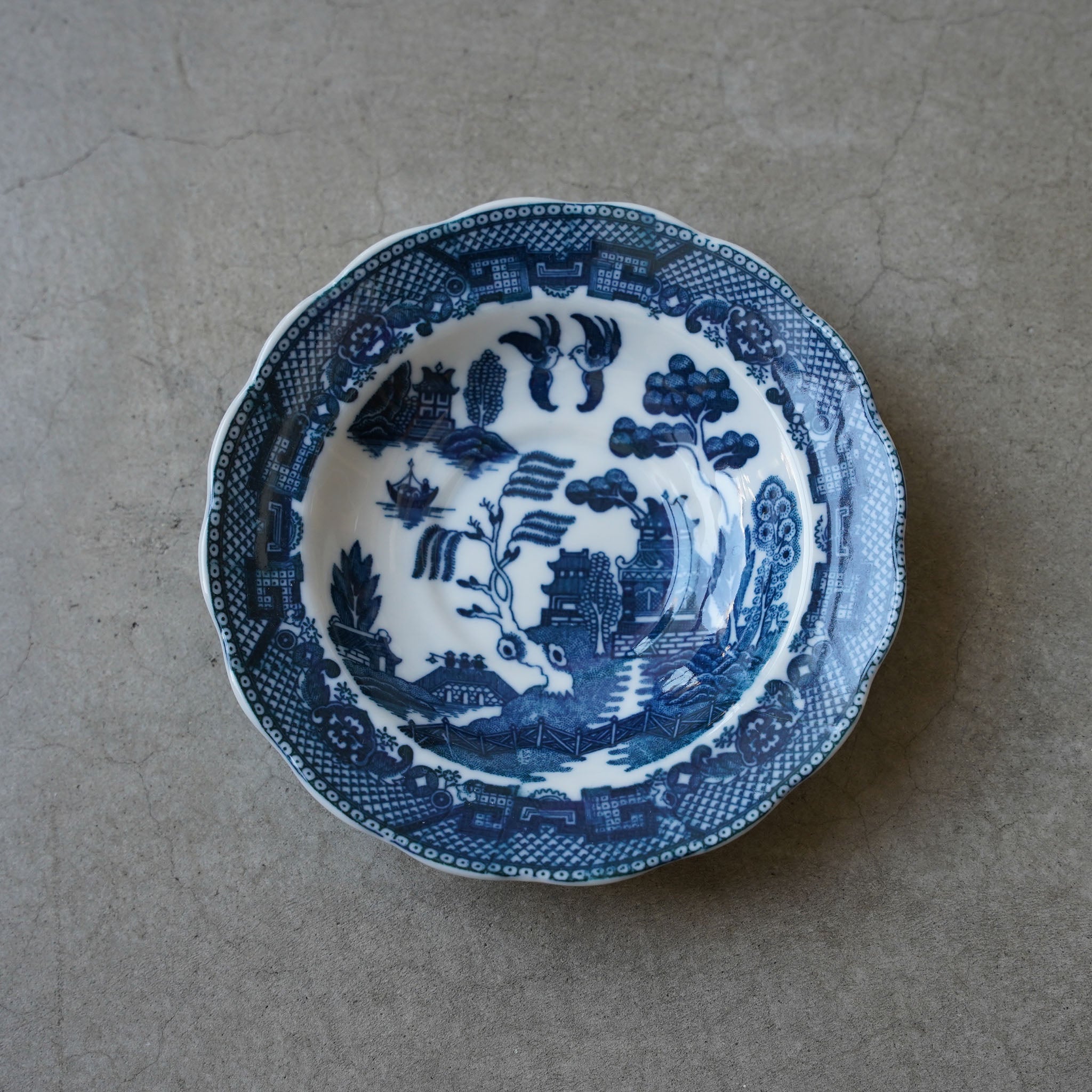 Blue Willow Cup &amp; Saucer Set of 2