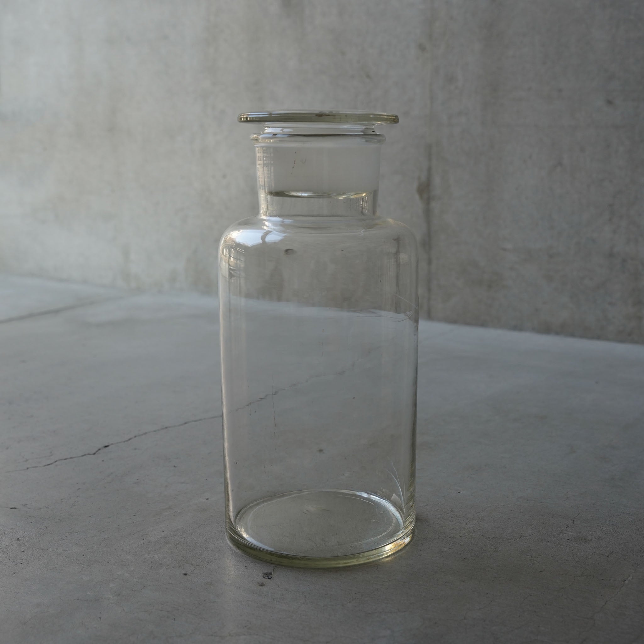 in a specimen jar