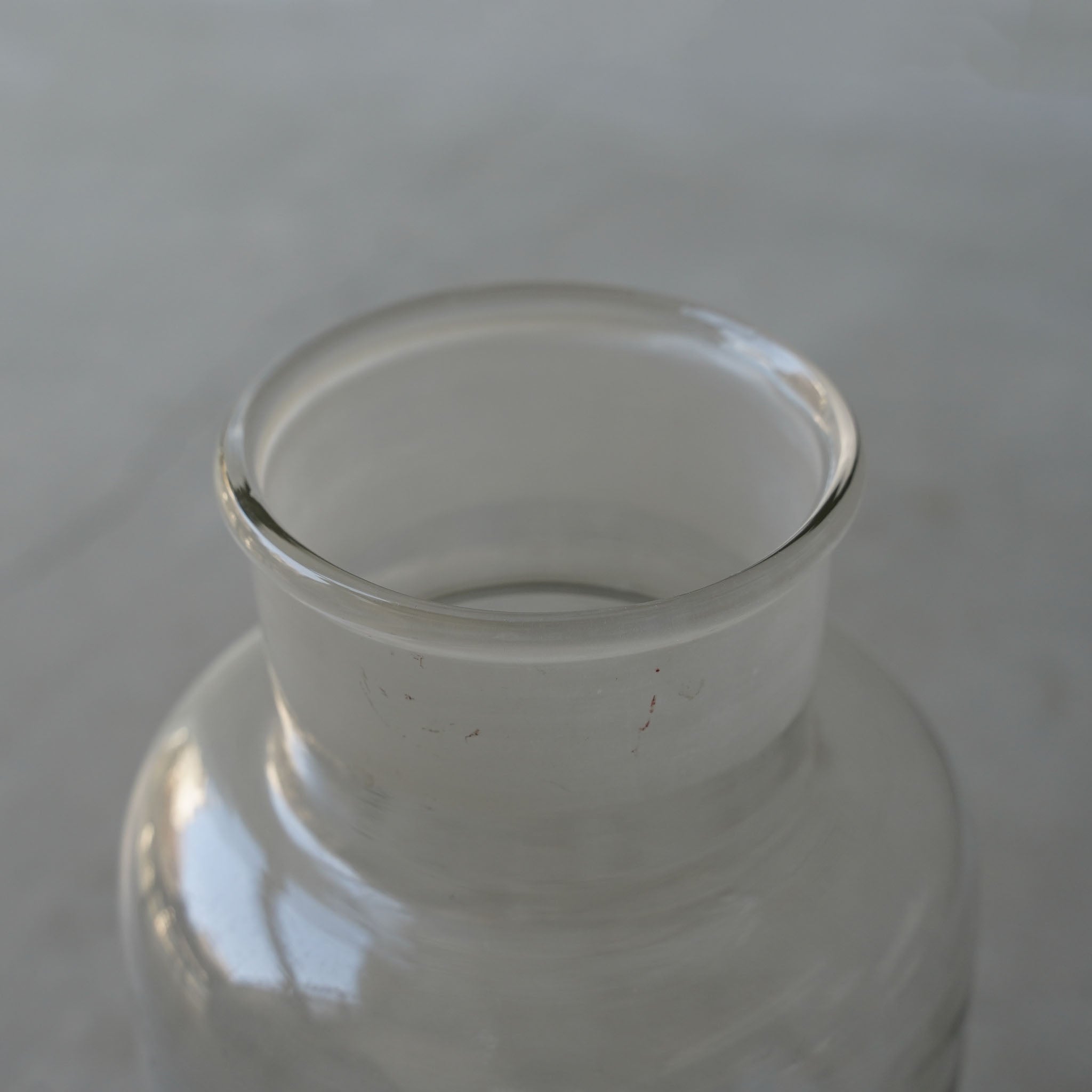 in a specimen jar