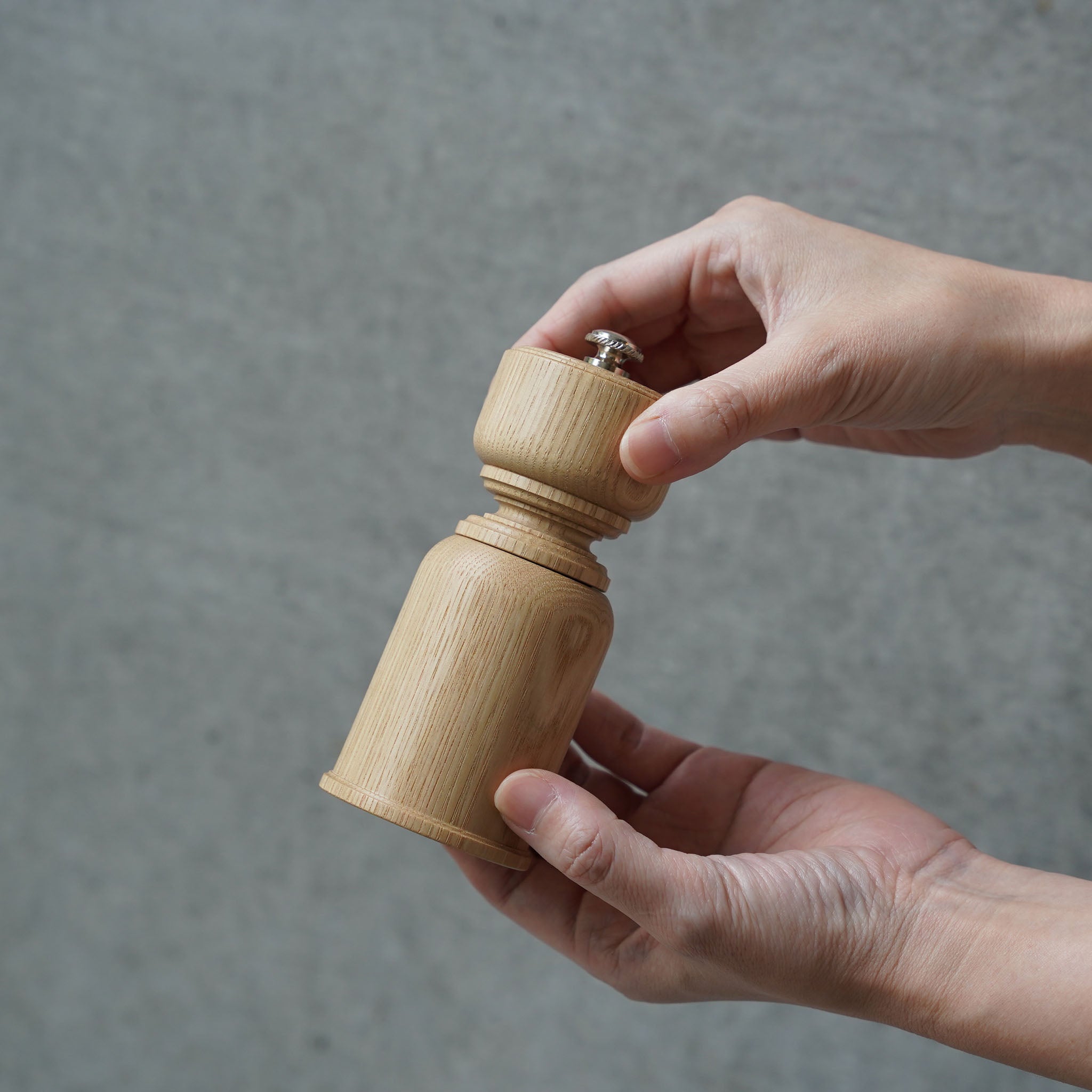 Yamani Woodwork Salt Mill 4 Kokeshi