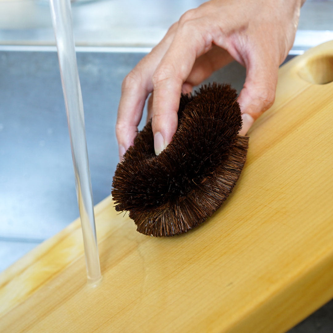 woodpecker Scrubber that is gentle on cutting boards