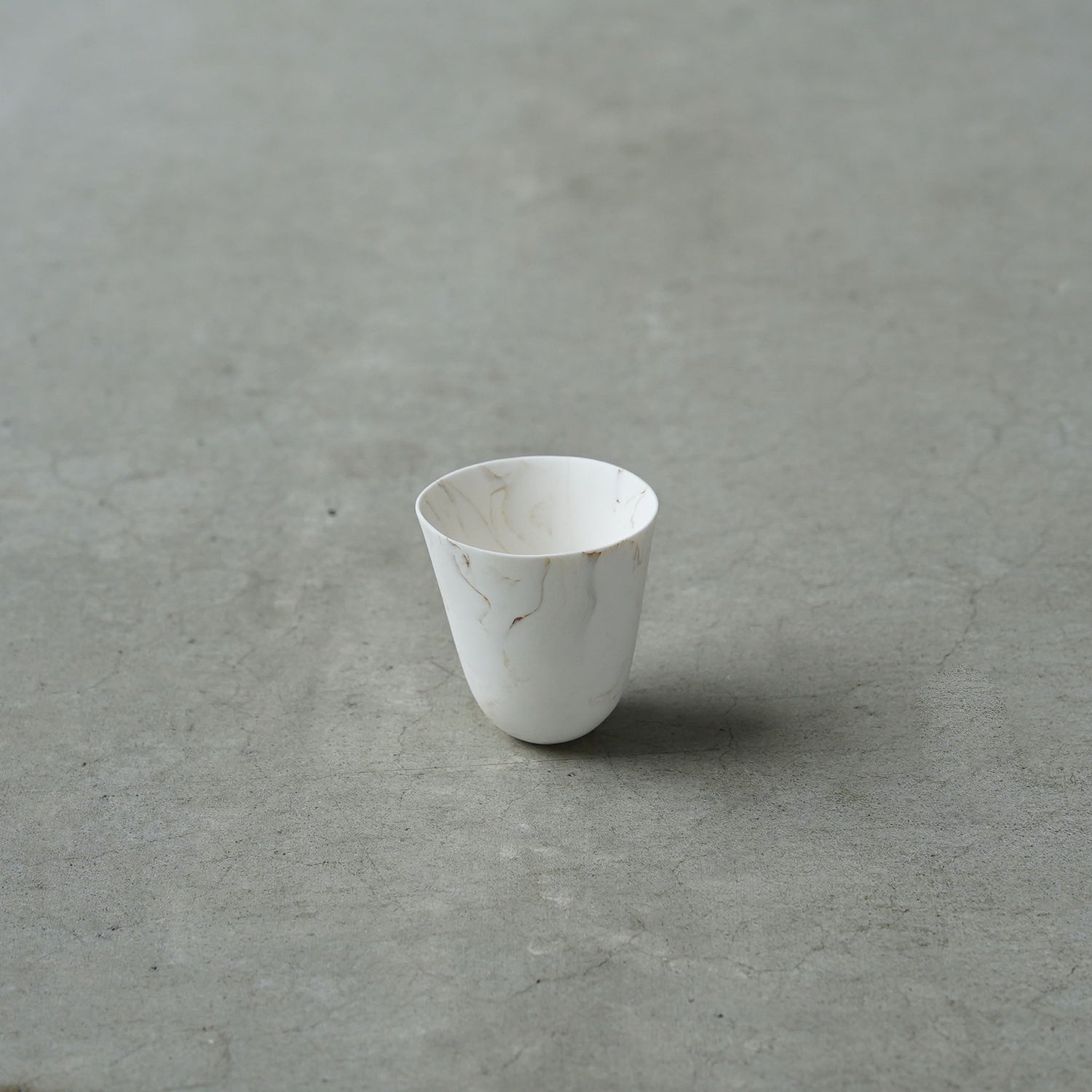 佐藤朱理 白磁練り込み茶杯
