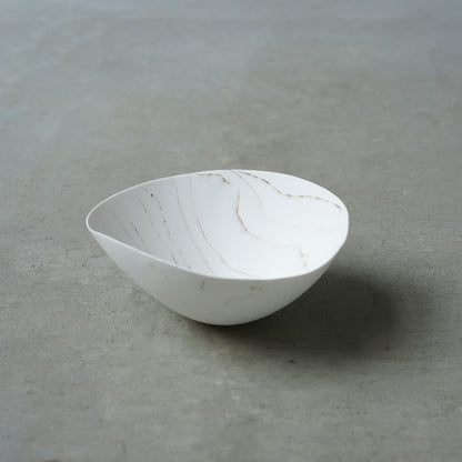 佐藤朱理 白磁練り込み Bowl A