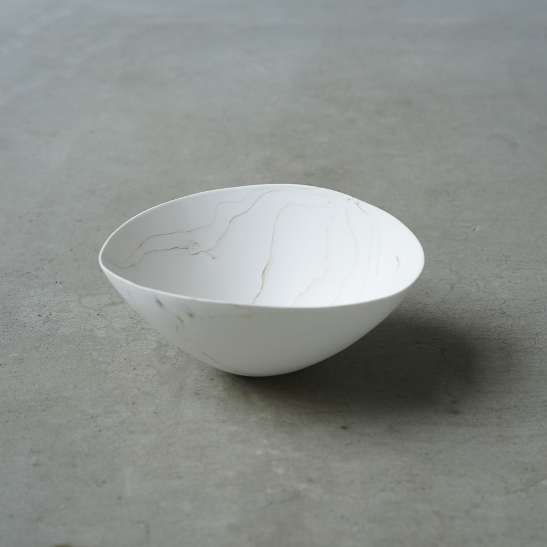 佐藤朱理 白磁練り込み Bowl B