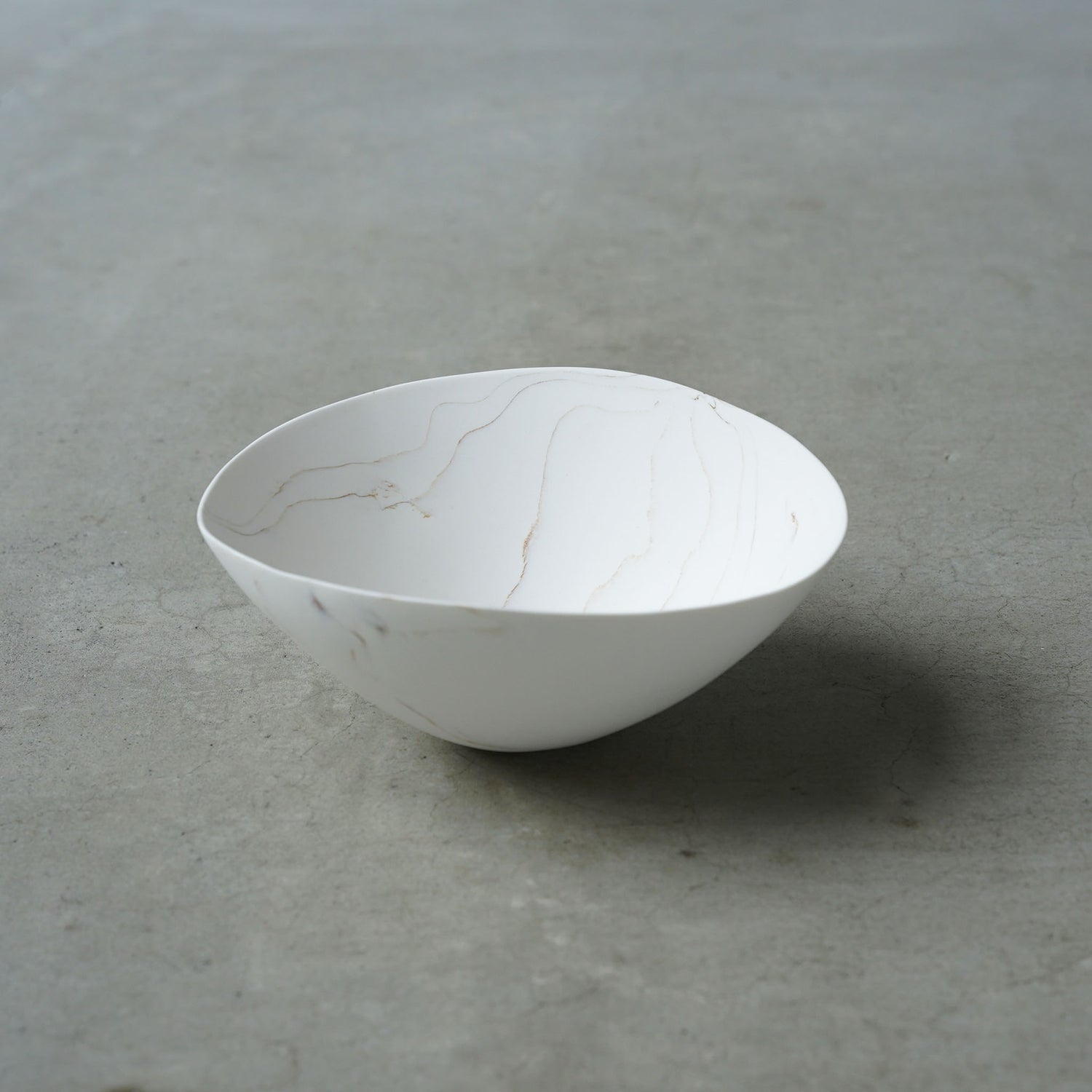 佐藤朱理 白磁練り込み Bowl B