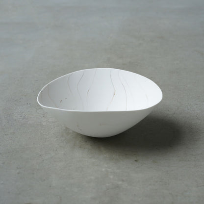 佐藤朱理 白磁練り込み Bowl C