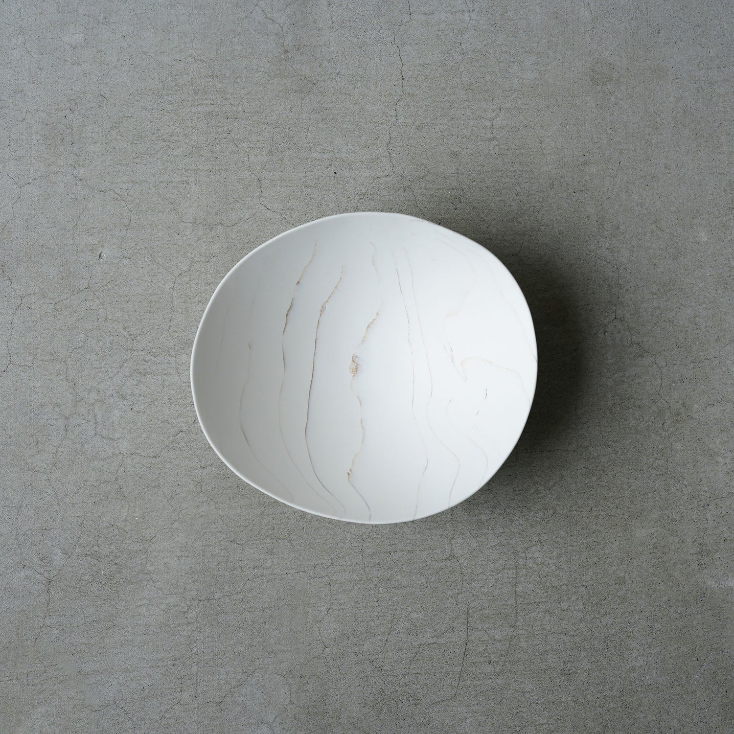 佐藤朱理 白磁練り込み Bowl C
