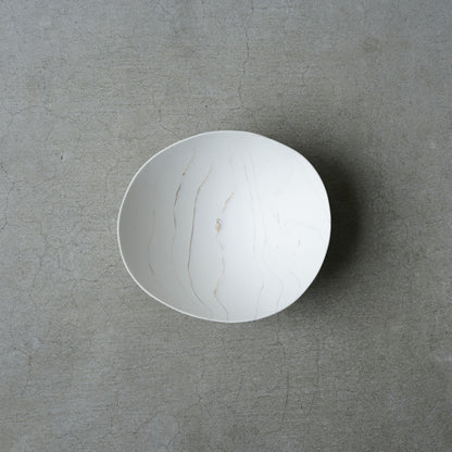 佐藤朱理 白磁練り込み Bowl C