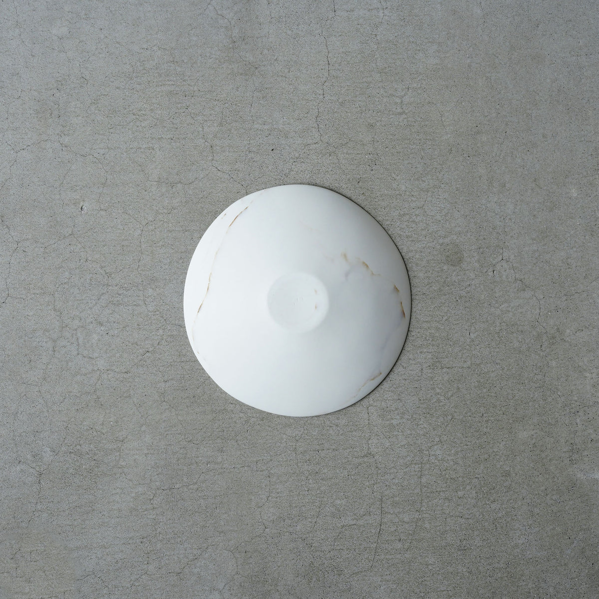 Akari Sato Kneaded White Porcelain Plate (Small) A