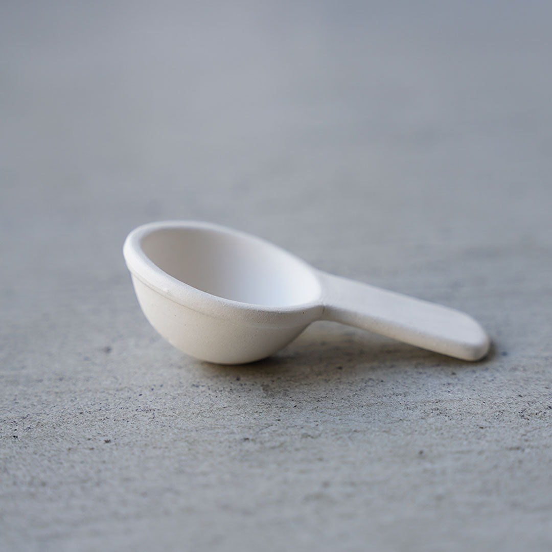 山源陶苑 SUYAKI SPOON 白