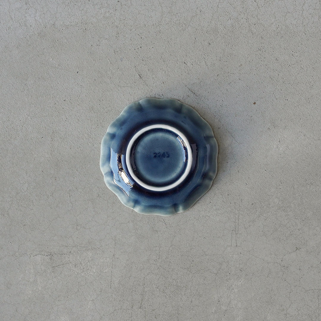 Pale Blue Ruri Rinka 3-inch Plate
