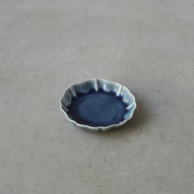 Pale Blue Ruri Rinka 3-inch Plate
