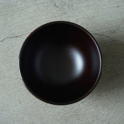 Tsuchinao Shikki × Kabuku Shikki: Wakasa-nuri Goroku Bowl