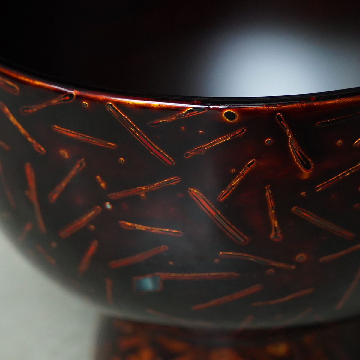Tsuchinao Shikki × Kabuku Shikki: Wakasa-nuri Goroku Bowl