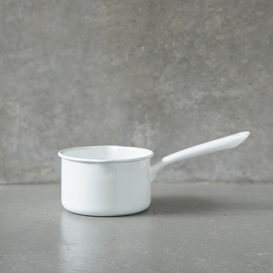 Tsuki Usagi Jirushi Milk Pan 14cm White