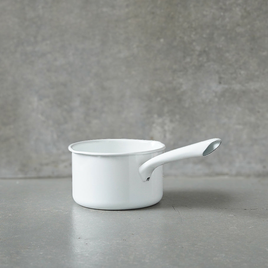 Tsuki Usagi Jirushi Milk Pan 14cm White
