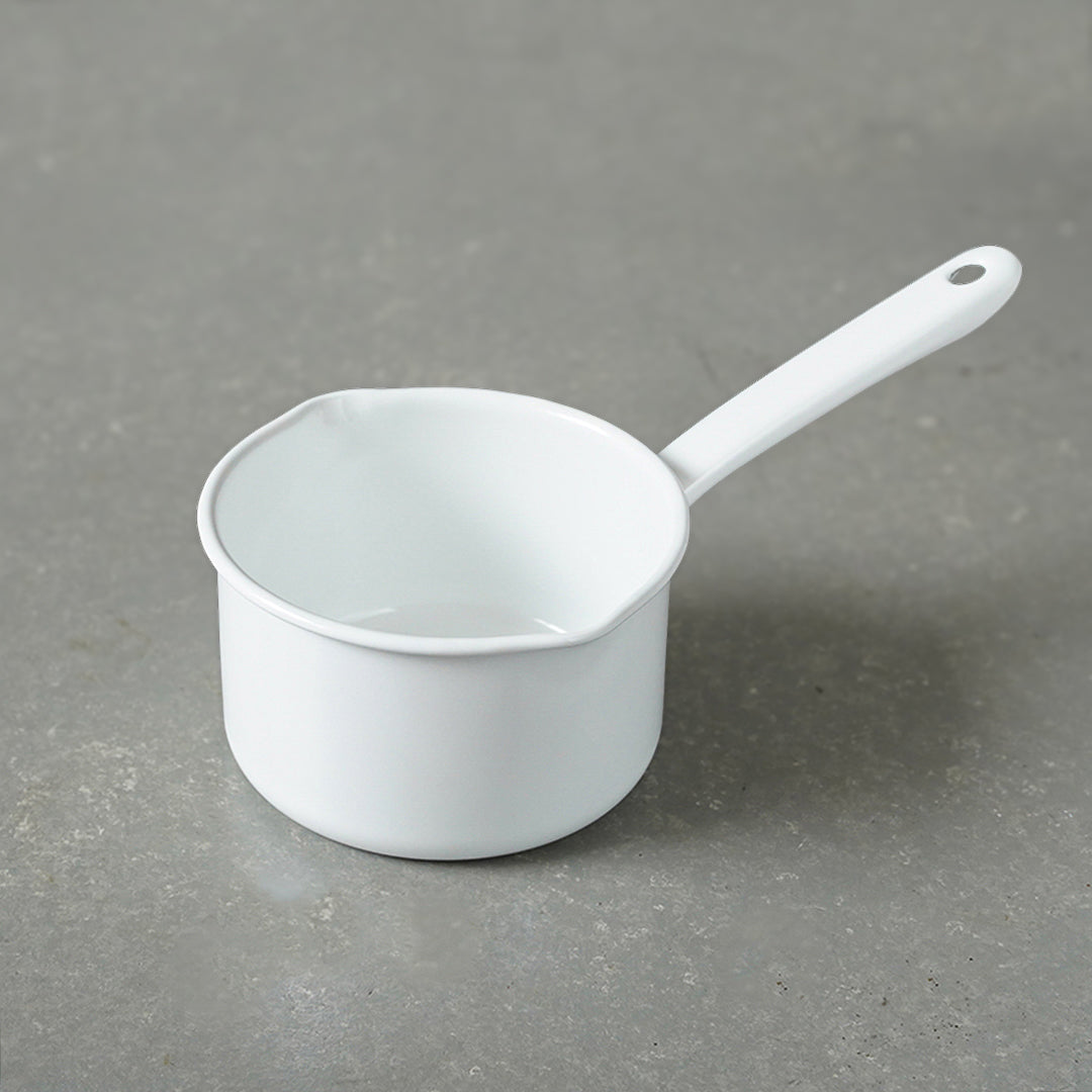 Tsuki Usagi Jirushi Milk Pan 14cm White