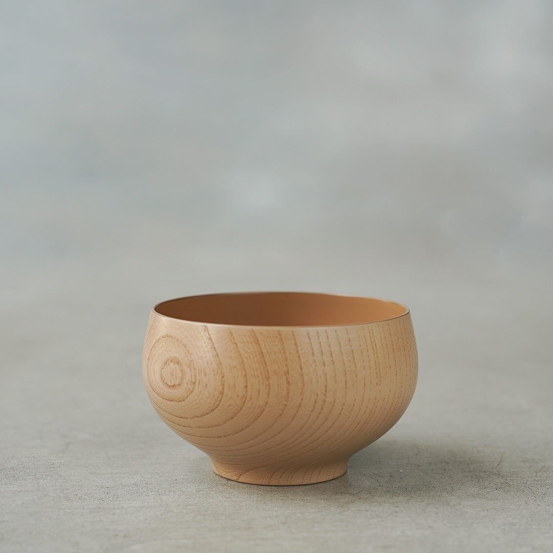 Hinao Lacquerware Kurumu Stacking Bowl, Medium, White