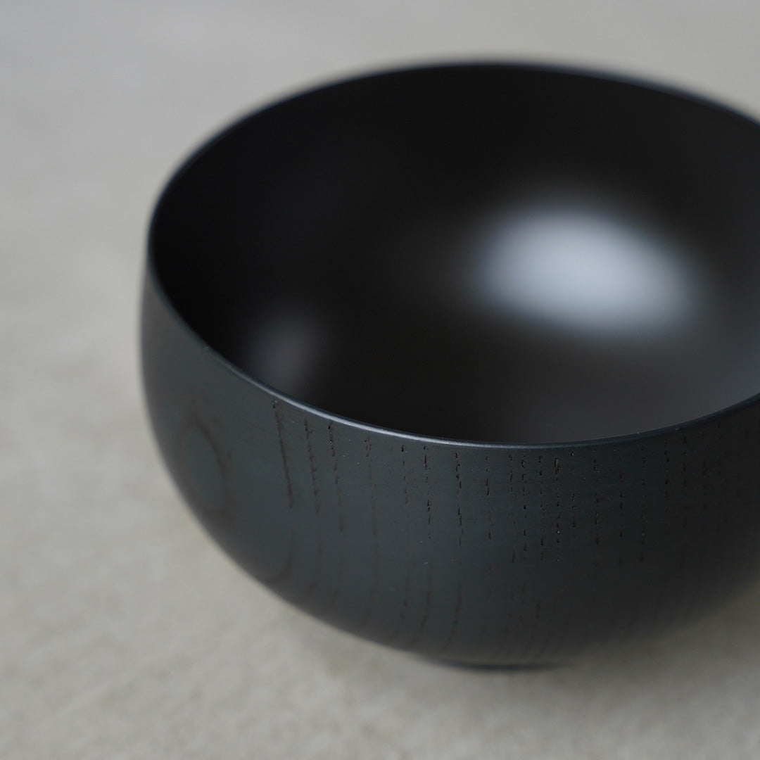 Hinao Lacquerware Kurumu Set Bowl (M) Navy