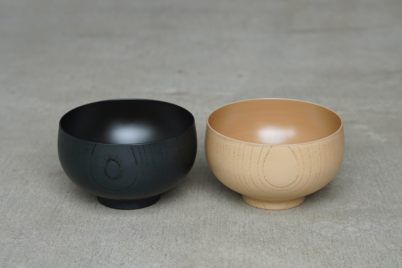 Hinao Lacquerware Kurumu Stacking Bowl, Medium, White