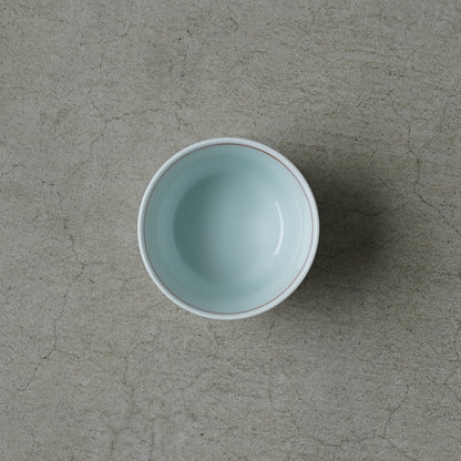渓山窯 色絵唐子そば猪口