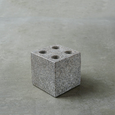 AJI PROJECT SS - UMBRELLA STAND / cube / rust