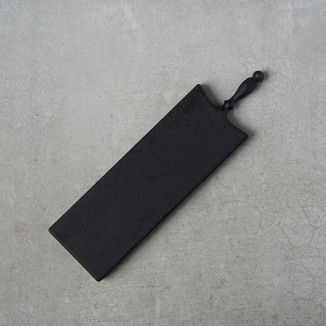 Kenta Nakanishi Serving Board Black Lacquer Matte