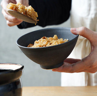 兵山窯 錆巻き なごみ碗