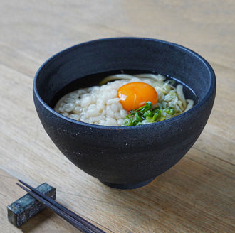 兵山窯 錆巻き 丸5.5丼