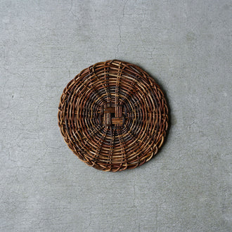 宮本工芸 あけび蔓 土瓶敷き 6寸