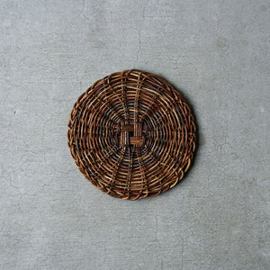 宮本工芸 あけび蔓 土瓶敷き 6寸