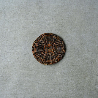 宮本工芸 あけび蔓 土瓶敷き 4寸