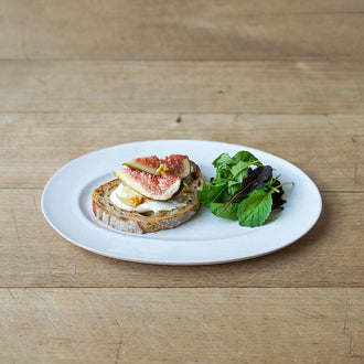 marais/マレ 楕円プレート中皿 白 赤土