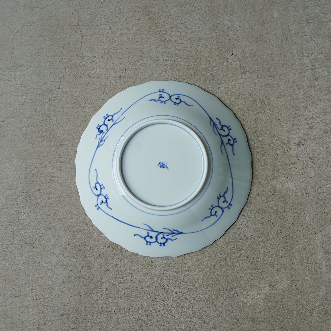 Keizan Kiln, Sometsuke Nazuna Bellflower Fuchi 7-Sun Chūbachi
