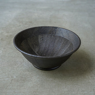 冨本 大輔×ヤマセ製陶所 黒すり鉢（7寸）
