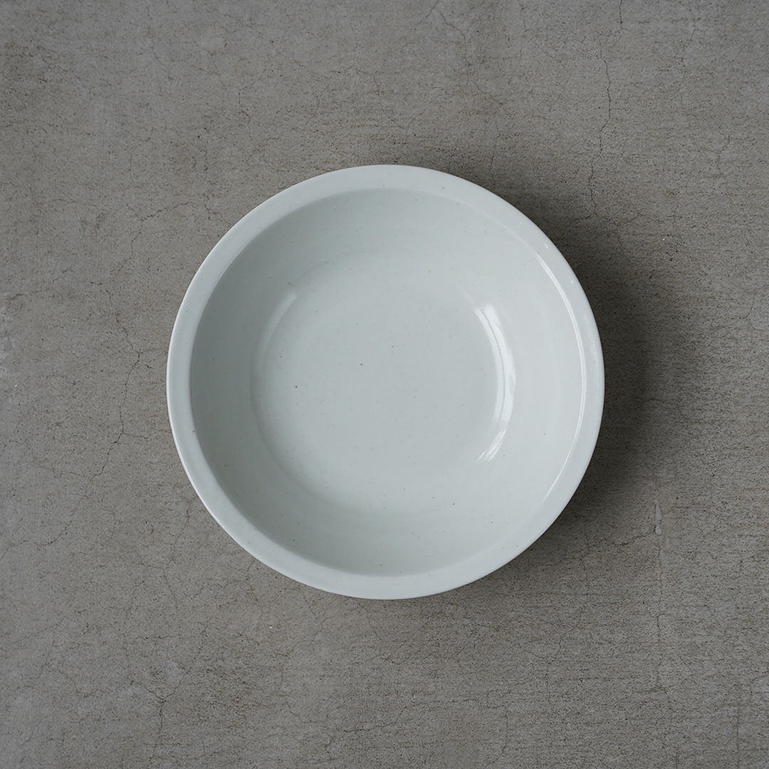 Kasen Kiln White Porcelain Twisted Pasta Plate