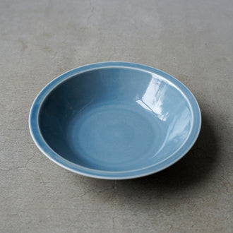 嘉泉窯 瑠璃地パスタ皿