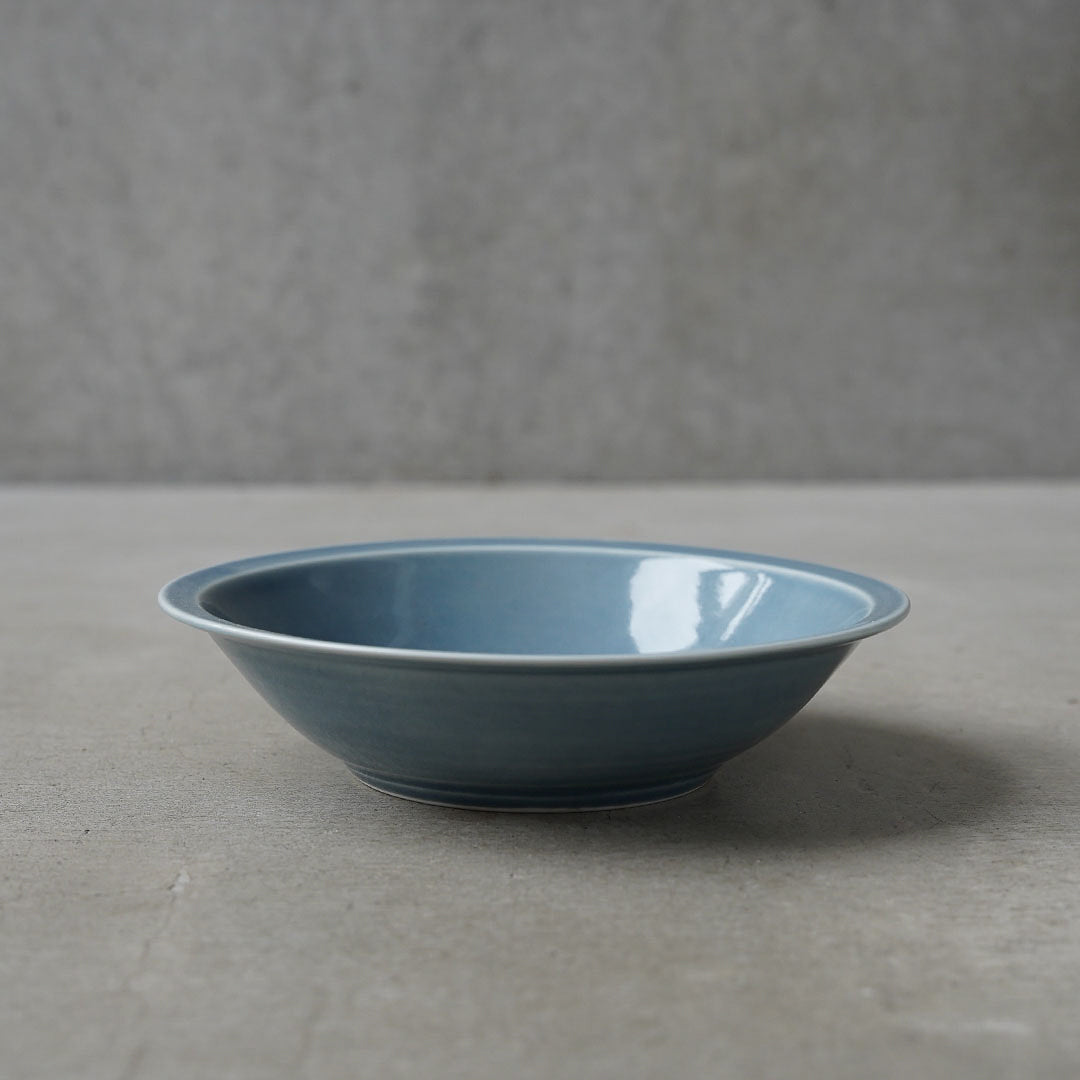 Kasen Kiln Ruri-style Pasta Plate
