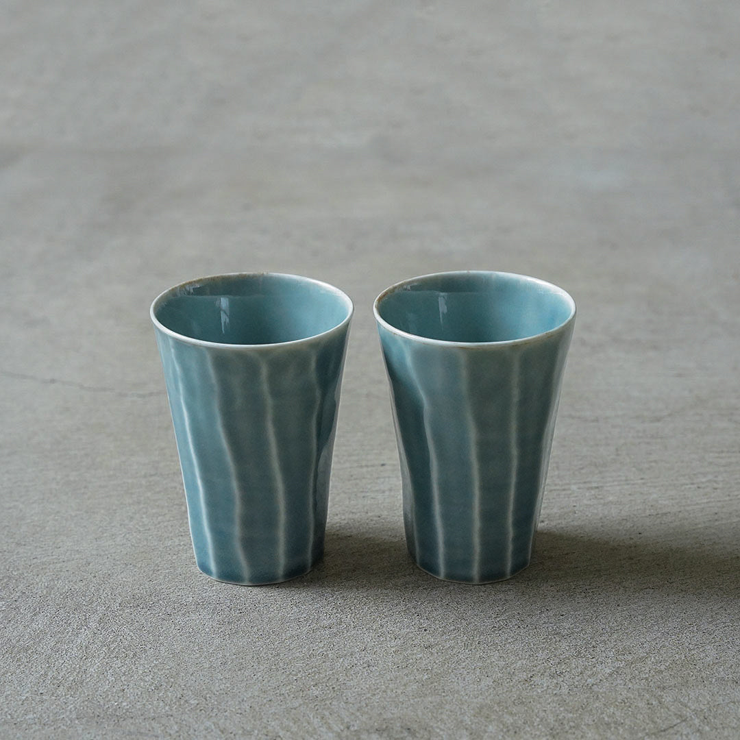 Kasen Kiln Ruri-ji Carved Glass
