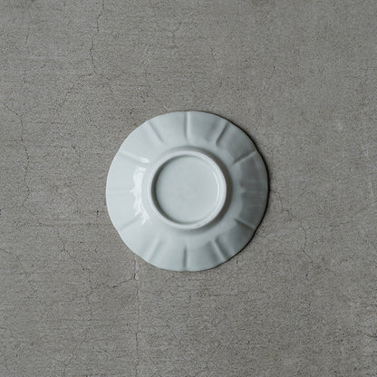 嘉泉窯 白瓷朝顔型小鉢
