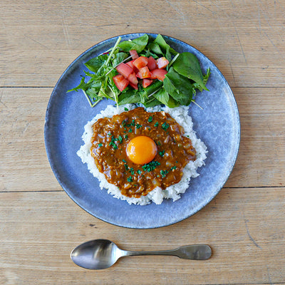fog plate 27cm BLUE