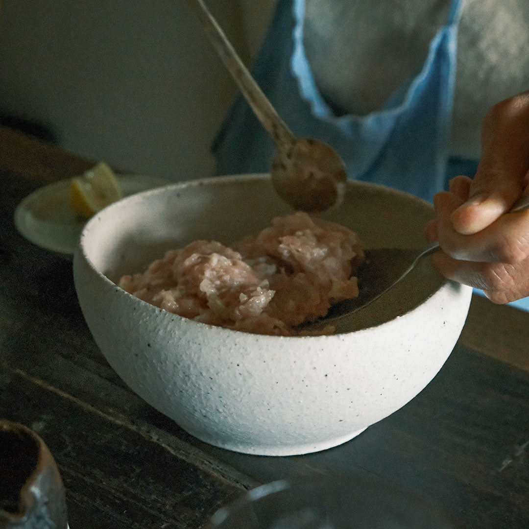 SAKUZAN ボウルclay 白 M