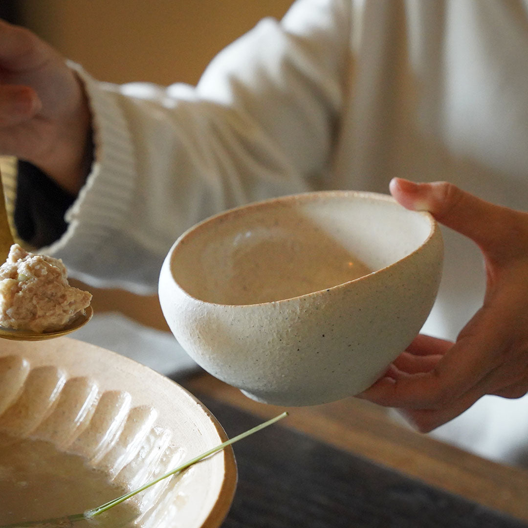 SAKUZAN ボウルclay 白 S