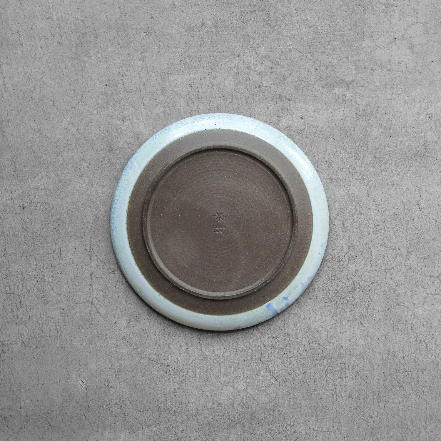 fog plate 21cm BLUE