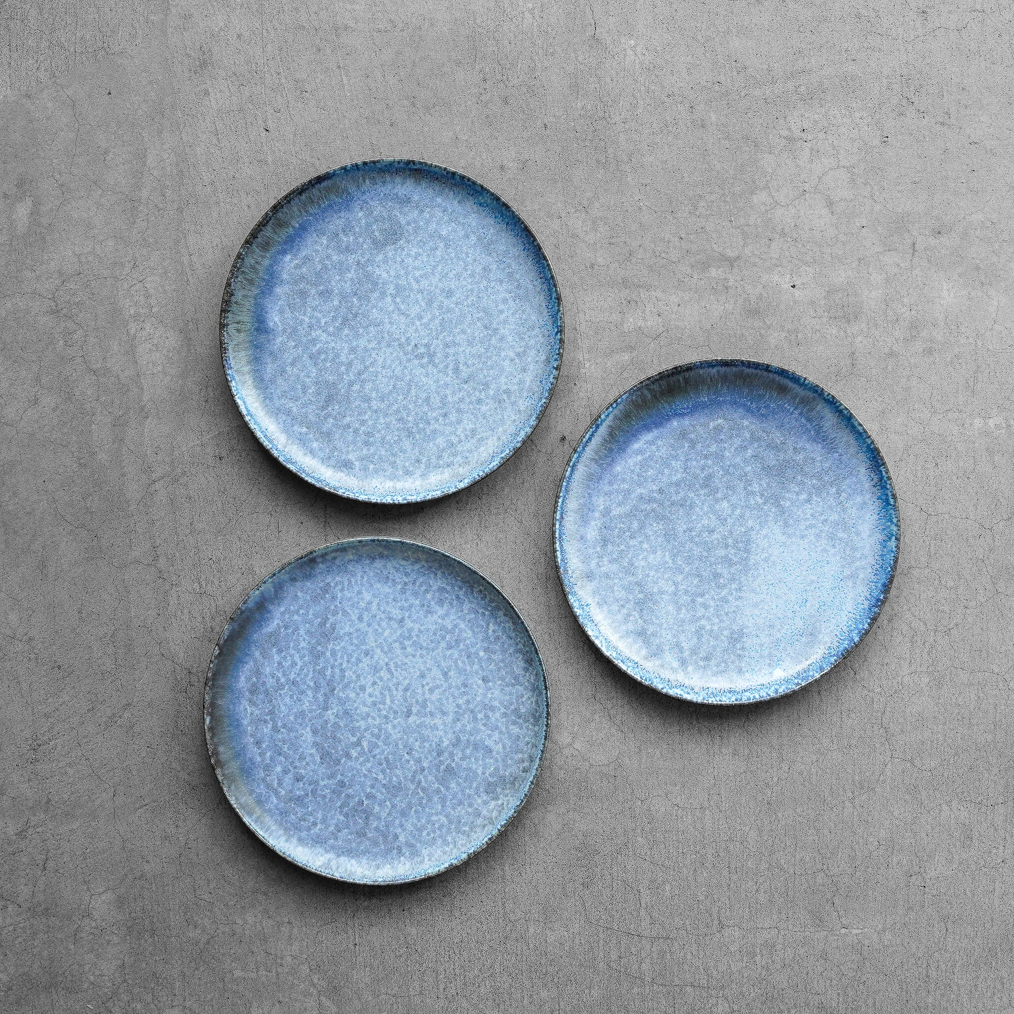 fog plate 21cm BLUE