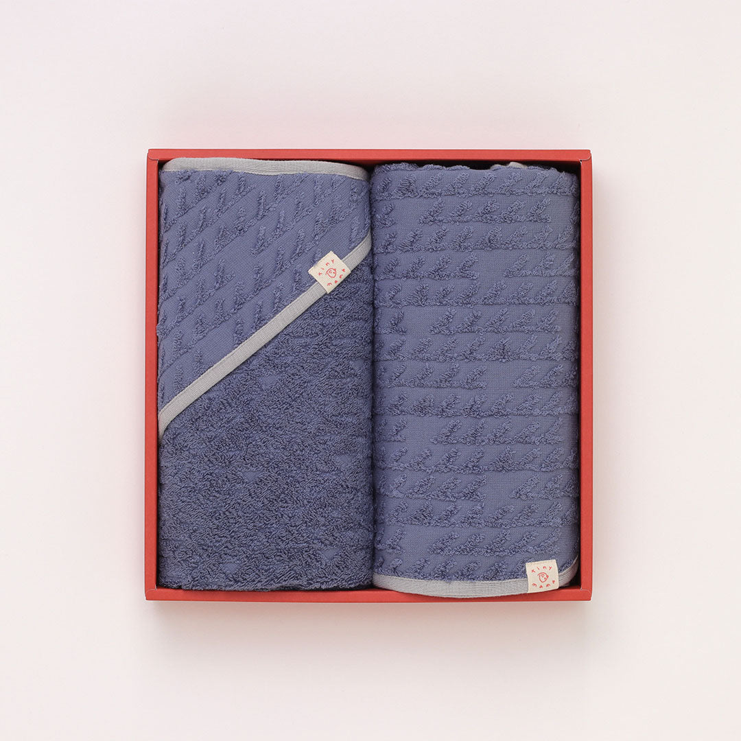 tinymame 【GIFTセット】フードタオル・ベスト swim