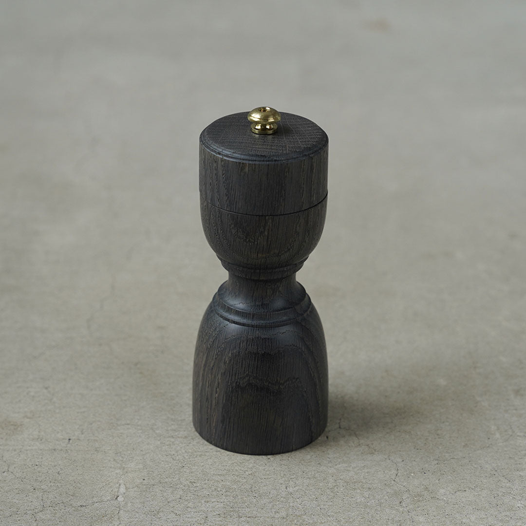 Yamani Woodwork Pepper Mill 6 Round Taiko