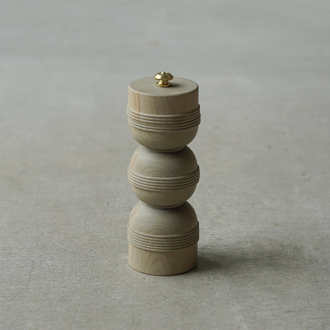 Woodwork Yamani Pepper Mill 6 Daruma Otoshi